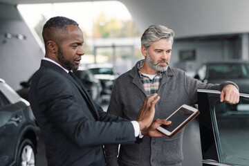 Encouraging purchase experienced driver discuss cars