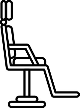 recommend clip art: Barber Chair Icon Outline