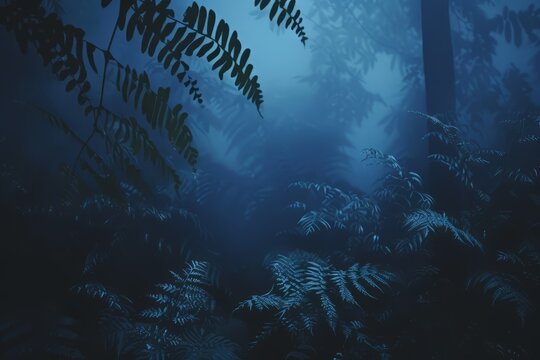 Luminous lakeside serenade. Neon reflections of nature's beauty