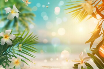 Obraz premium summer background, summer landscape background, summer sea landscape background, sea landscape background, sea background, summer, sea, summer trip background, trip, travel background, Caribbean bg
