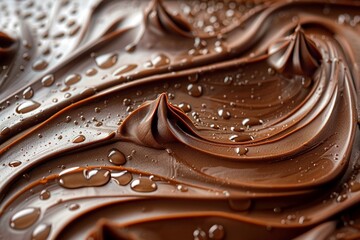 Abstract chocolate art designs