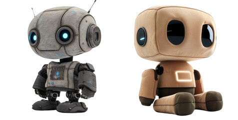 toy robot ai cartoon droid - obrazy, fototapety, plakaty