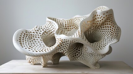 a captivating fusion of mathematical elegance and artistic expression in parametric abstraction