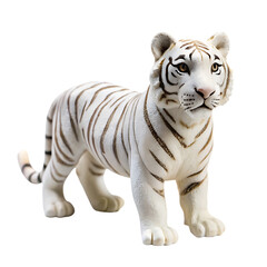 Obraz premium White tiger cub 3d render
