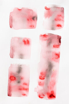 Watercolor background in divided sections