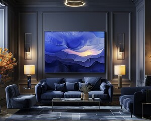 The overall tone of the artwork is one of warmth and homeliness, capturing the essence of a welcoming home 8K , high-resolution, ultra HD,up32K HD