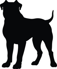 Presa Canario silhouette