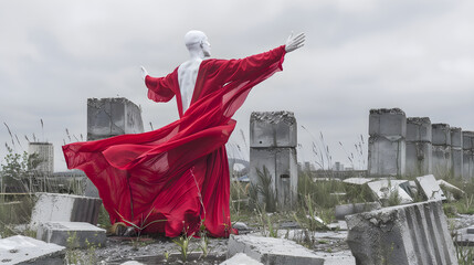 Lone Mystic - The Intriguing Intersection of Performance Art and Urban Life