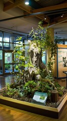 National Arbor Day Educational Exhibit on Tree Biodiversity at Environmental Center