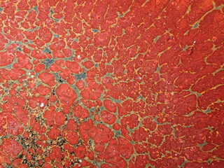 Textured background of microscopic glaze of Chinese ceramics tea cup