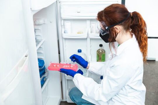 Scientist wearing Personal protective equipment in laboratory