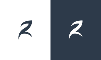 letter R monogram logo design vector illustration