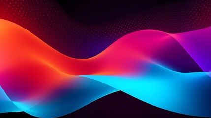 Colorful abstract with seamless wavy pattern.