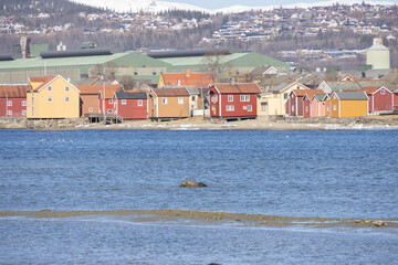 Spring solution in Mosjøen town by the river Vesna,Helgeland - 789605543