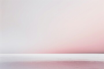 : Minimalist presentation surface with a subtle ombre effect from white to dusty rose.