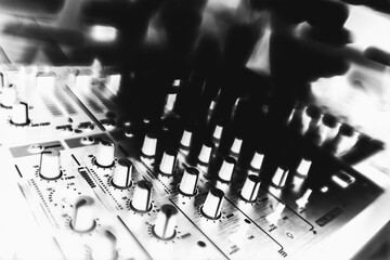 music knobs mixer