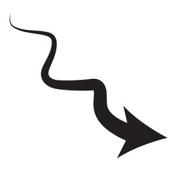 Hand drawn arrow sign. Handdrrawn svg arrows. Isolated direction doodle arrow icon