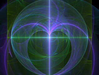 Imaginatory fractal abstract background Image