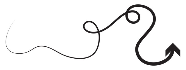 Hand drawn arrow sign. Handdrrawn svg arrows. Isolated direction doodle arrow icon