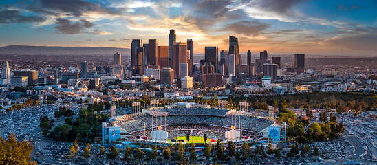 Fototapeta premium Los Angeles Dodgers VS Washington April 24 2024