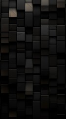 Elegant Black 3D Cubes Abstract Background