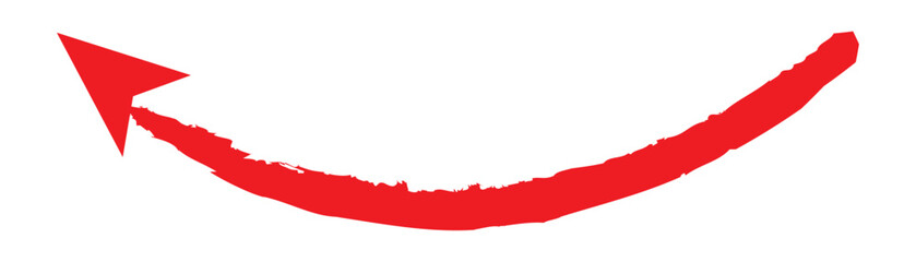 Grunge arrows collection. Set of hand drawn grunge arrow. Grungy brushes realistic.  Sketch handmade watercolor doodle arrow in eps 10.