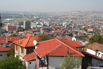 Roof of Building in Ulus, Ankara