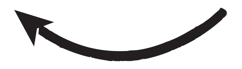 Brush stroke arrows. Rough paintbrush marks different shapes, messy paint splatter textures, hand drawn graffiti pointers. red arrow brush grunge. Marker, pen brush stroke. in eps 10.