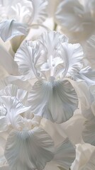 flower petals white background.