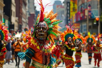 Parade in mexico. Cinco de mayo festival. Cinco de mayo holiday. Cinco de mayo background. Cinco de mayo fiesta