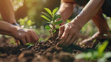 Planting a tree is a symbolic gesture of hope and a reminder that we are all connected to the earth.