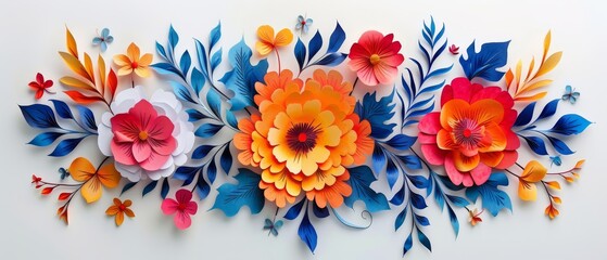 Cinco de Mayo holiday background. Mexican colorful paper cut. Cinco de mayo bunting flags. Mexican bunting flags. Cinco de mayo festival