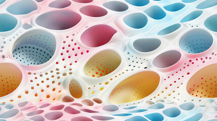 colorful pore sponge background pattern