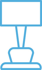 Bedside Lamp Icon
