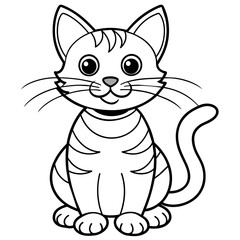 illustration-of-funny-cat-cartoon-vector