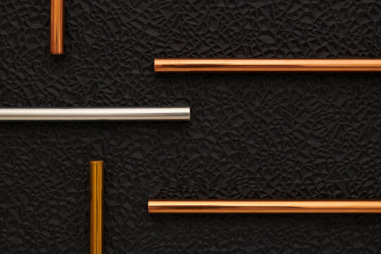 Metal Tubes on Black - Missed Connections Concept 