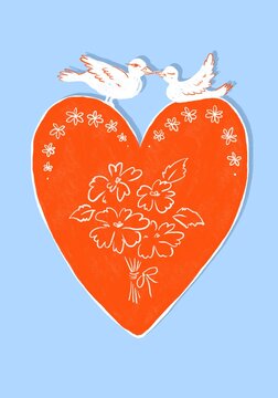 Two doves 