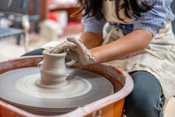 pottery clay wheel