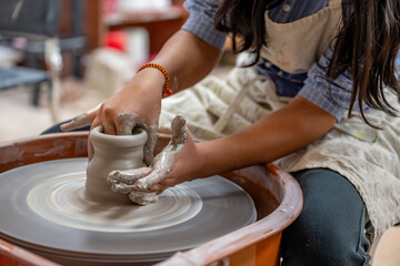pottery clay wheel