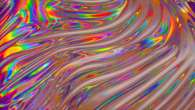 Fototapeta Abstract trendy holographic background