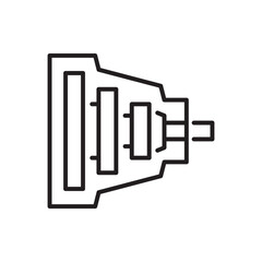 Car Transmission Icon Sign Symbol