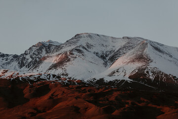 Mountainrange at Sunset