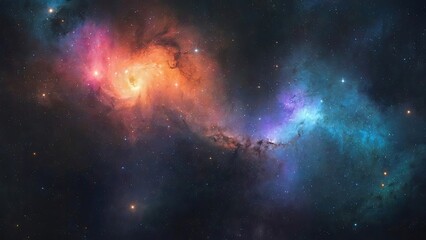 Beautiful space background
