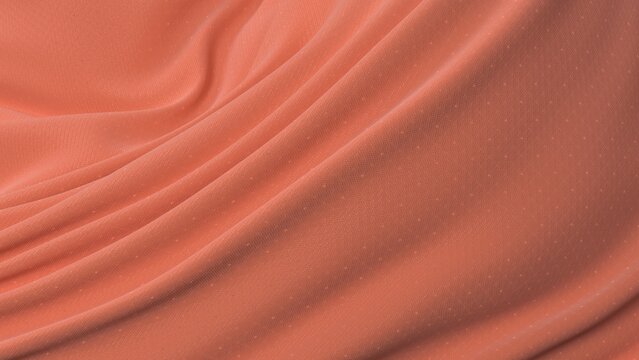 Orange Cloth Close-Up