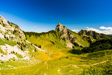 Paysage de montagne à Chatel France