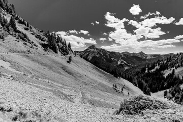 un sommet de montagne Chatel- France