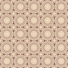 Seamless vector lace pattern decorative print for wallpaper, textile, paper, gifts beautiful background 