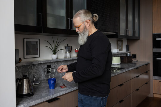 Man Making Tea