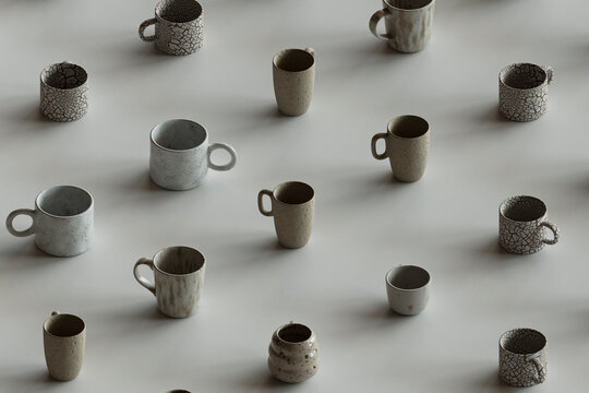 Assorted Ceramic Coffee Mugs