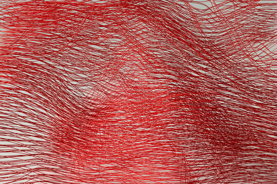 Abstract Red Scribble Texture